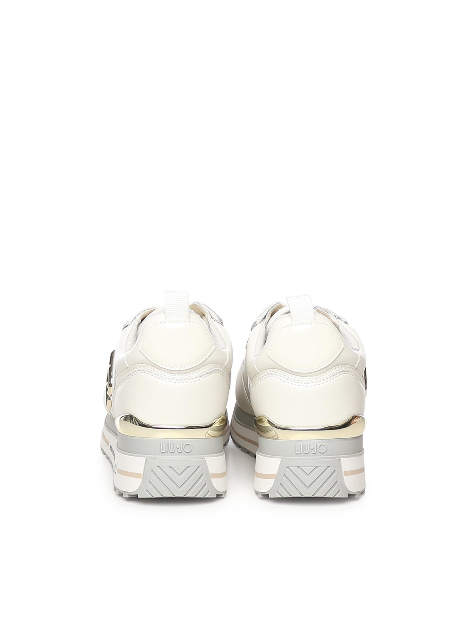 Sneakers platform in pelle<BR/> BF5009P0102 S1400 LIU JO 