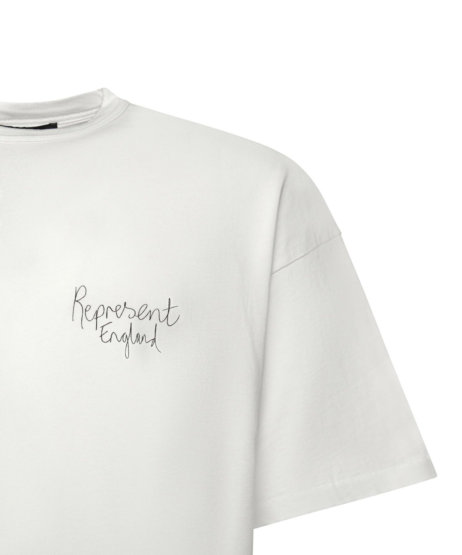 T-shirt "Hand Drawn Thoroughbred" in cotone MLM100383 72 REPRESENT 