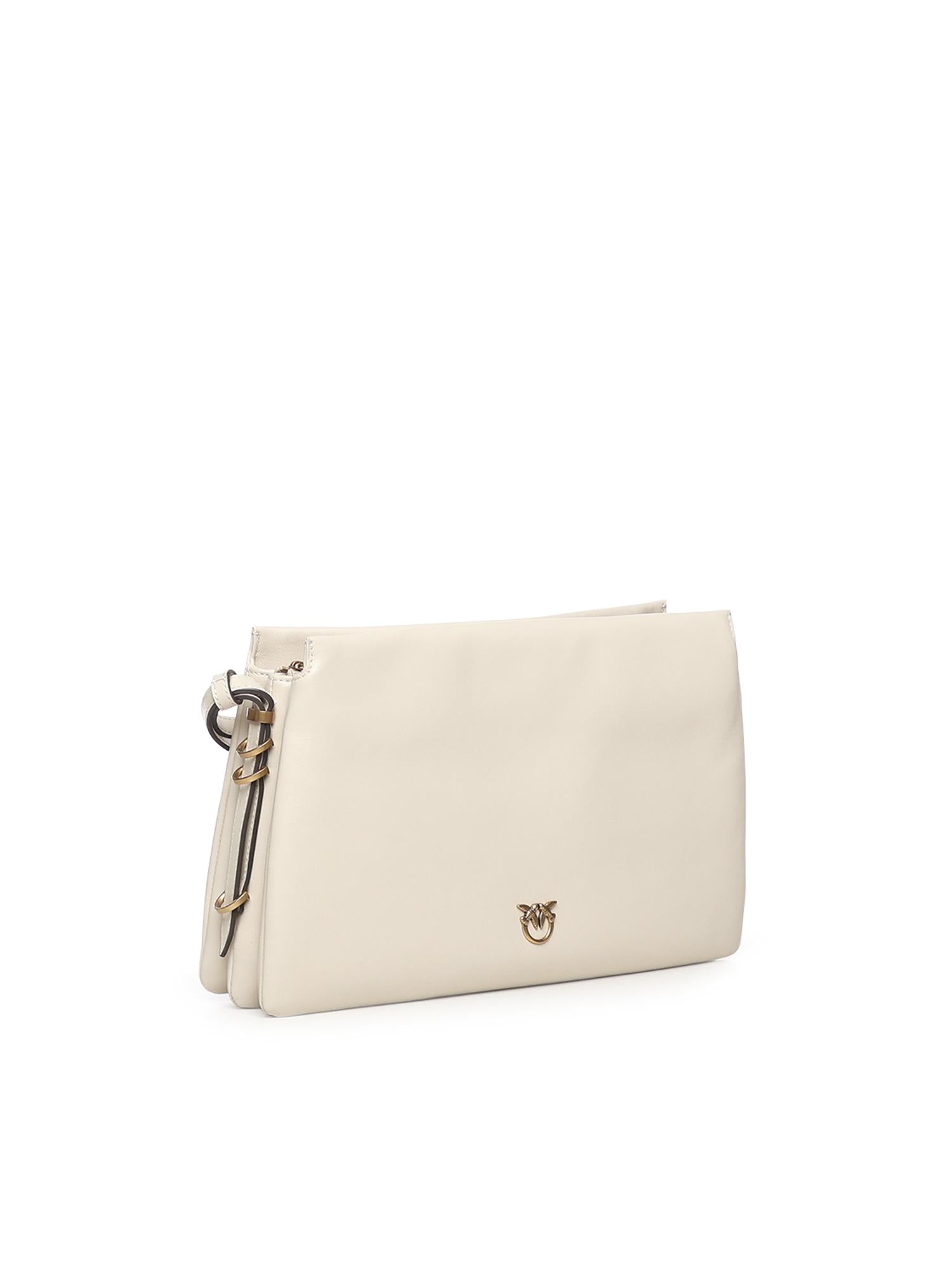 Borsa a tracolla One, Two, Three Bag in pelle 105161 A0QOZ14Q PINKO 