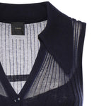 Canotta a polo in maglia a coste 106318 A34BG56 PINKO 