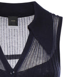 Canotta a polo in maglia a coste 106318 A34BG56 PINKO 