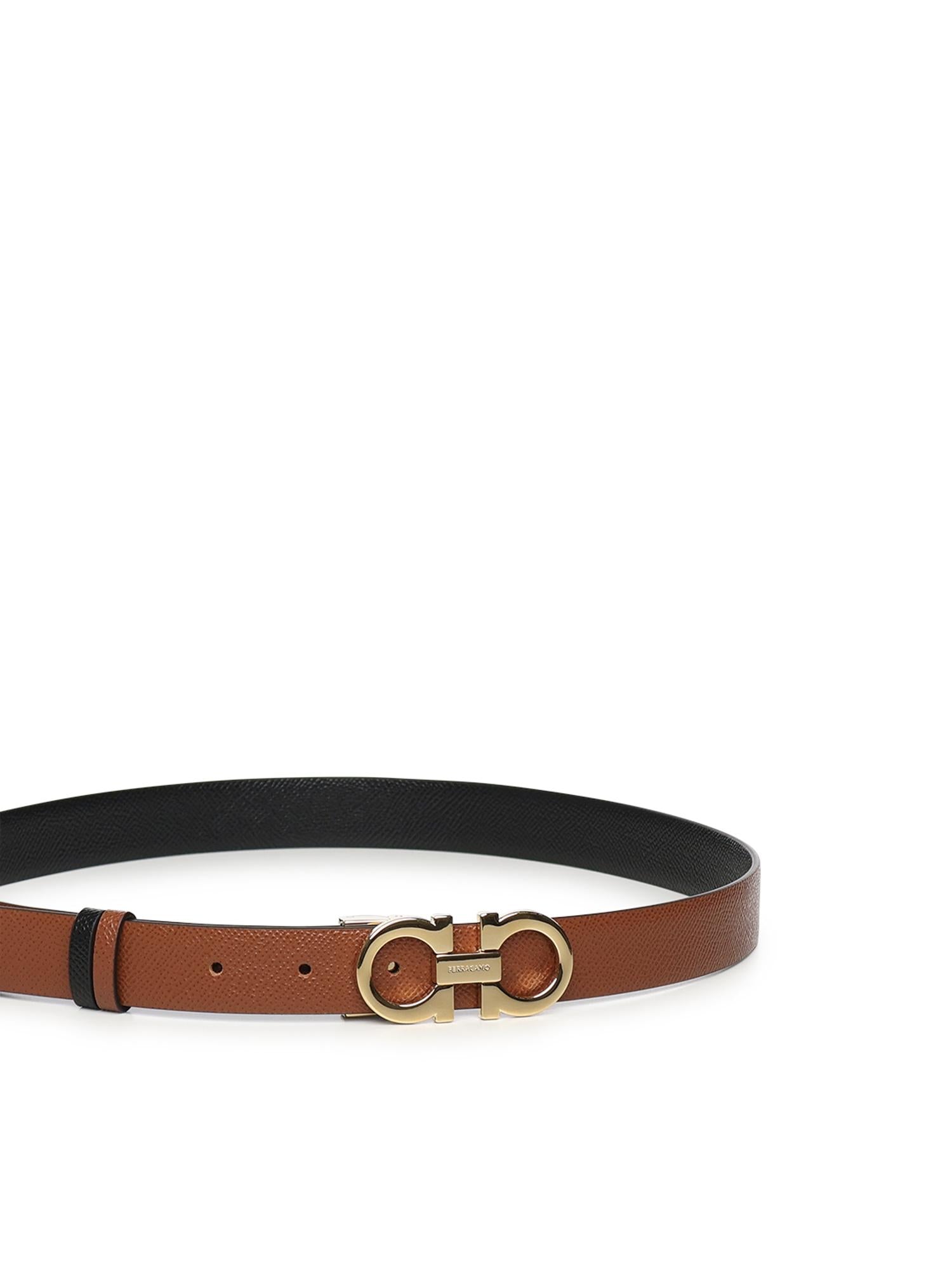 Cintura reversibile e regolabile Gancini 23A565 775473818 FERRAGAMO 