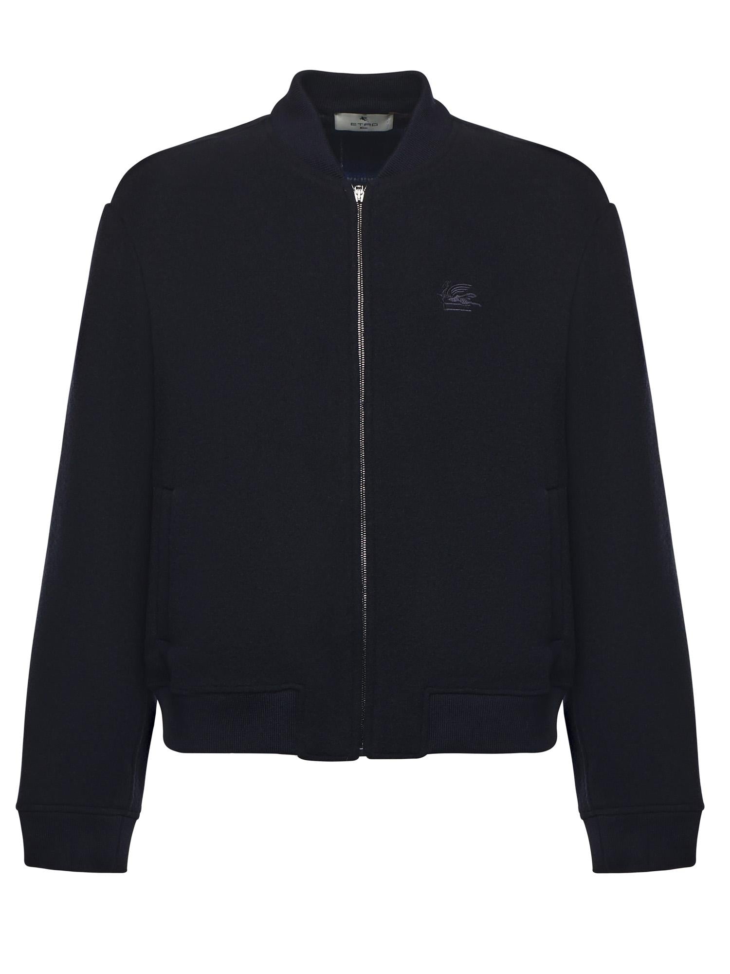 Bomber in lana con logo ricamato MRBA0016 99TQB69S9885 ETRO 