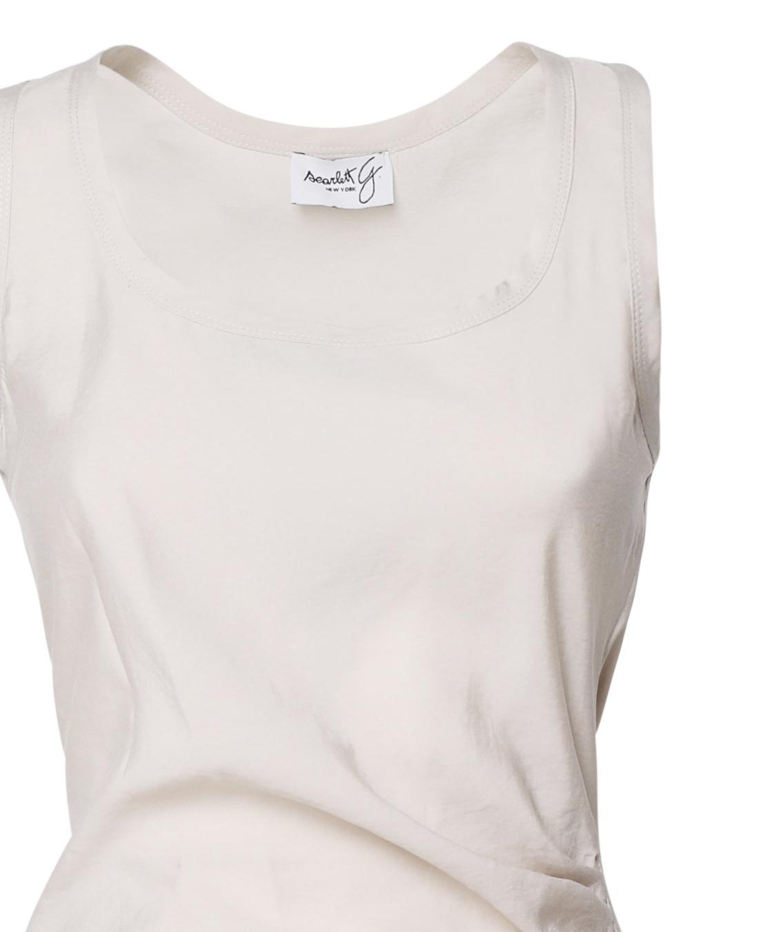 Abito lungo con drappeggio 4047 4273BEIGE SCARLETT G 