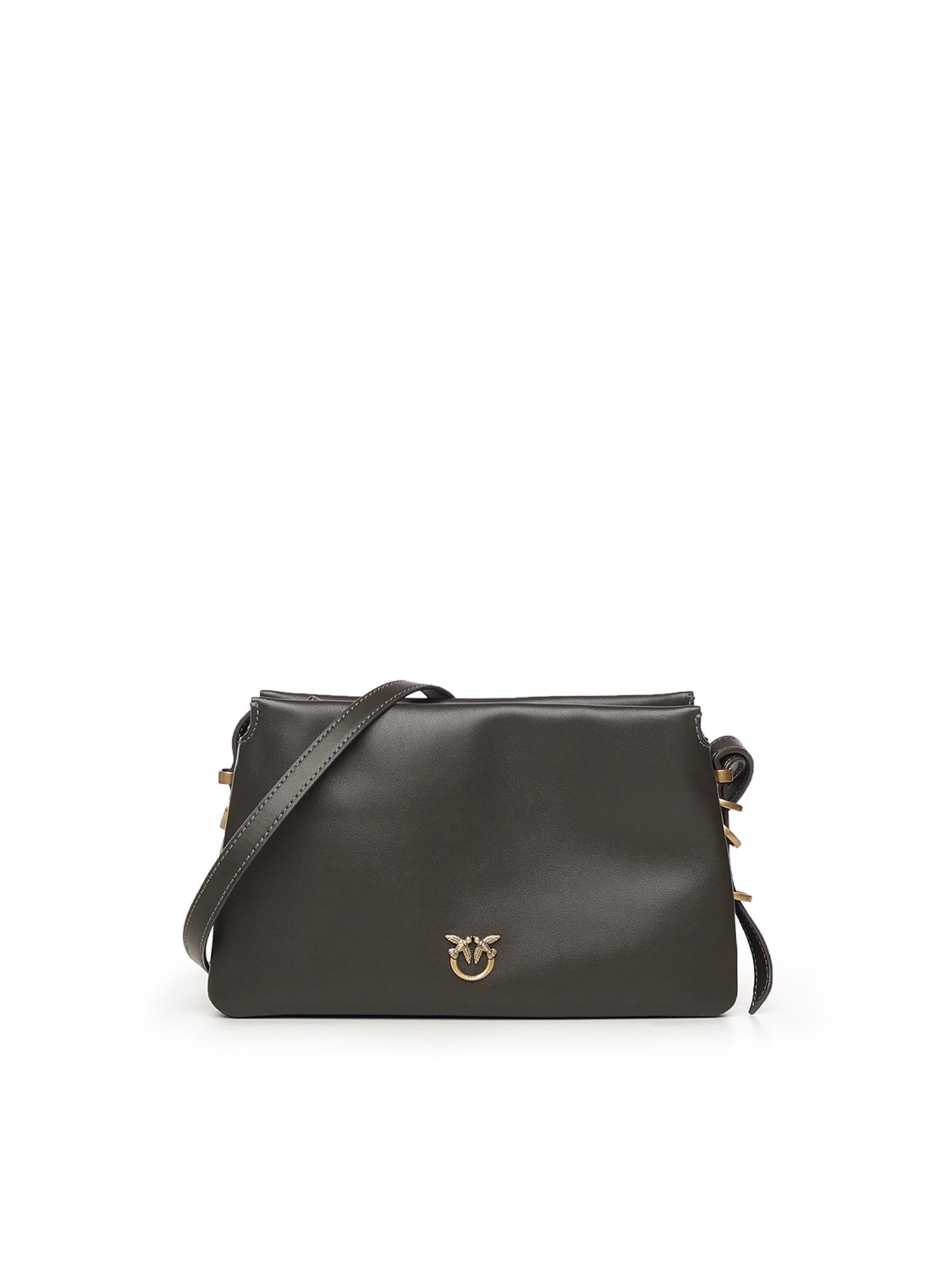 Borsa a tracolla Mini One, Two, Three Bag in pelle 105883 A0QOK35Q PINKO 