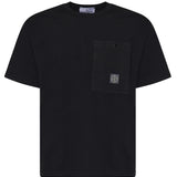 T-shirt con tasca sul petto in jersey di cotone L1S152100004 S0115V0029 STONE ISLAND 