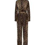 Tuta pigiama in twill di seta F6C1GT HS1ZXHY13M DOLCE & GABBANA 