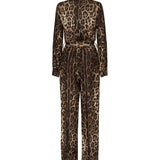 Tuta pigiama in twill di seta F6C1GT HS1ZXHY13M DOLCE & GABBANA 