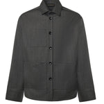 Camicia Tobhias in lana TOBHIAS GRIGIO GIULIANO GALIANO 