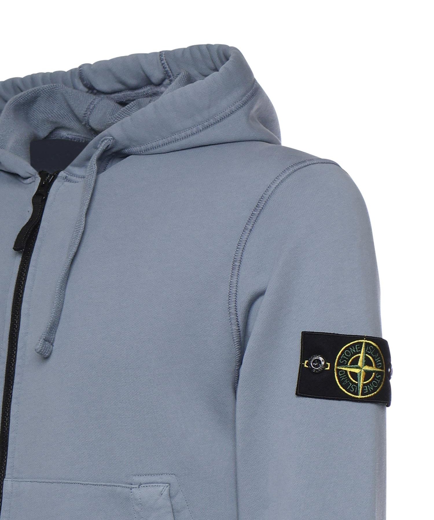 Felpa in cotone con logo L1S156100061 S0051V0024 STONE ISLAND 