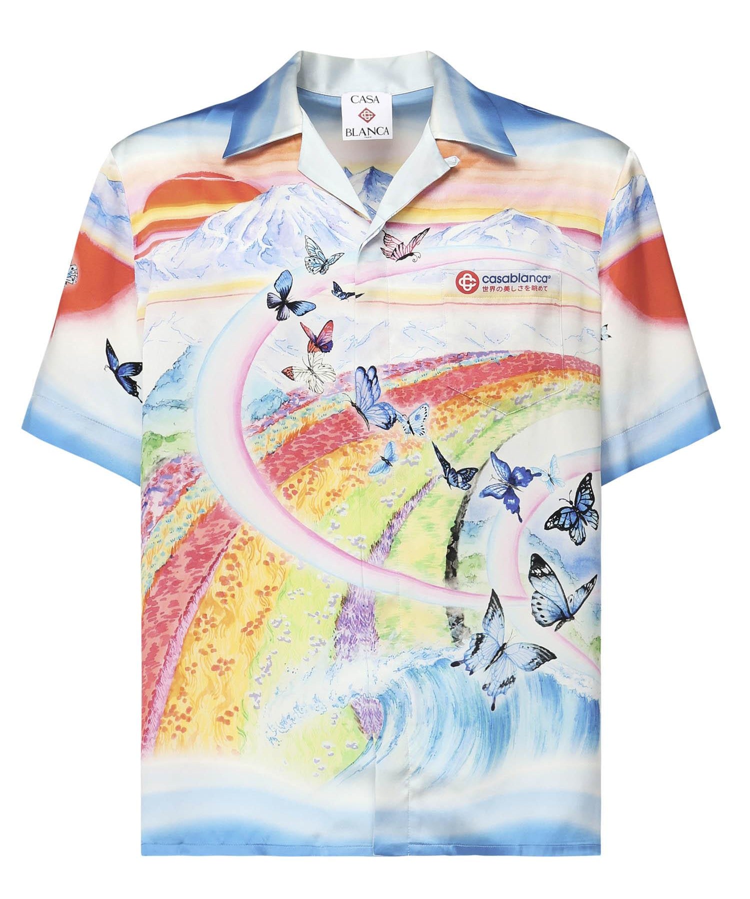 Camicia in seta con stampa MPF25SH00302  CASABLANCA 
