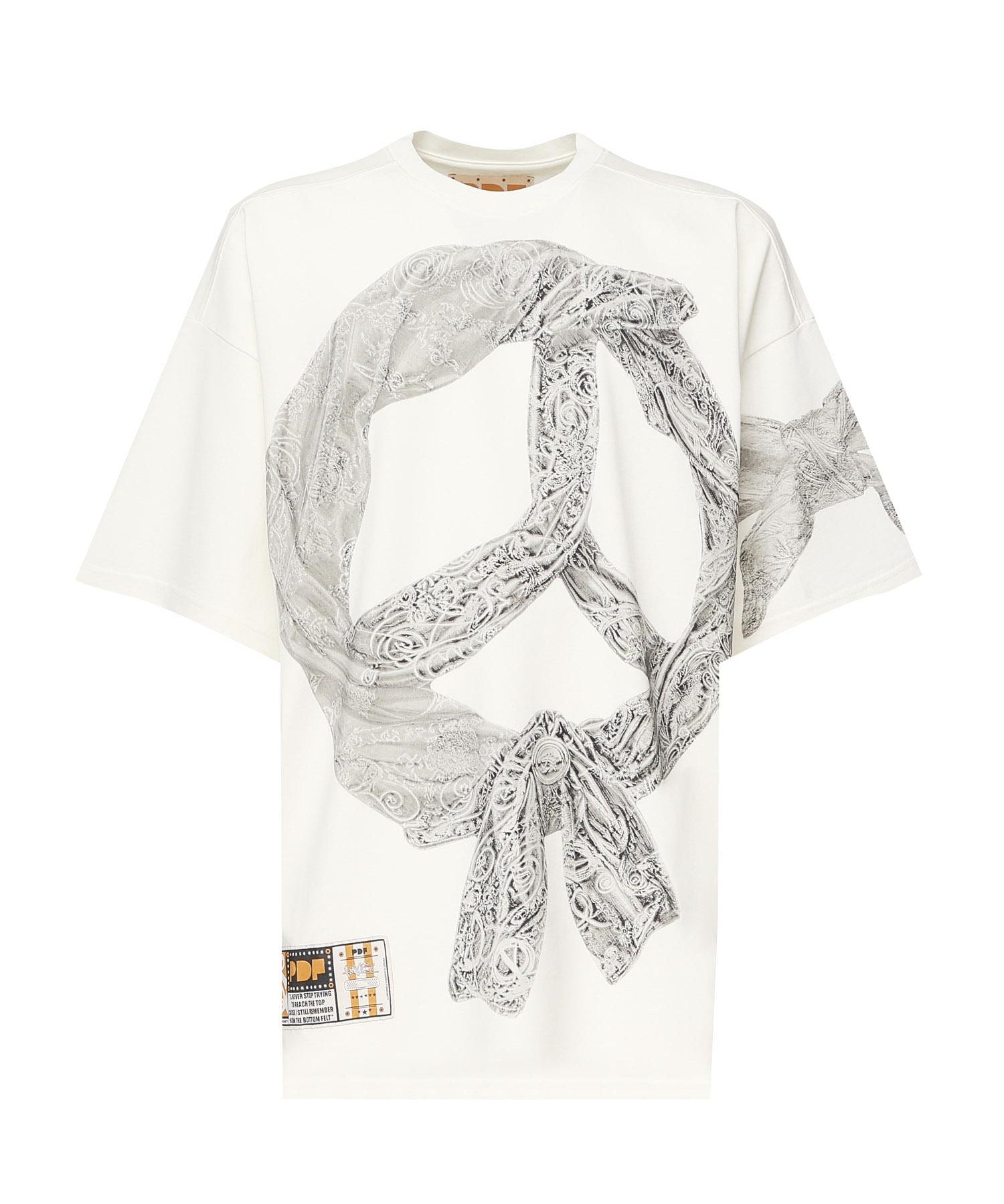 T-shirt con stampa DFM54029TJ110 NO WASH WH/FK PDF CHANNEL 