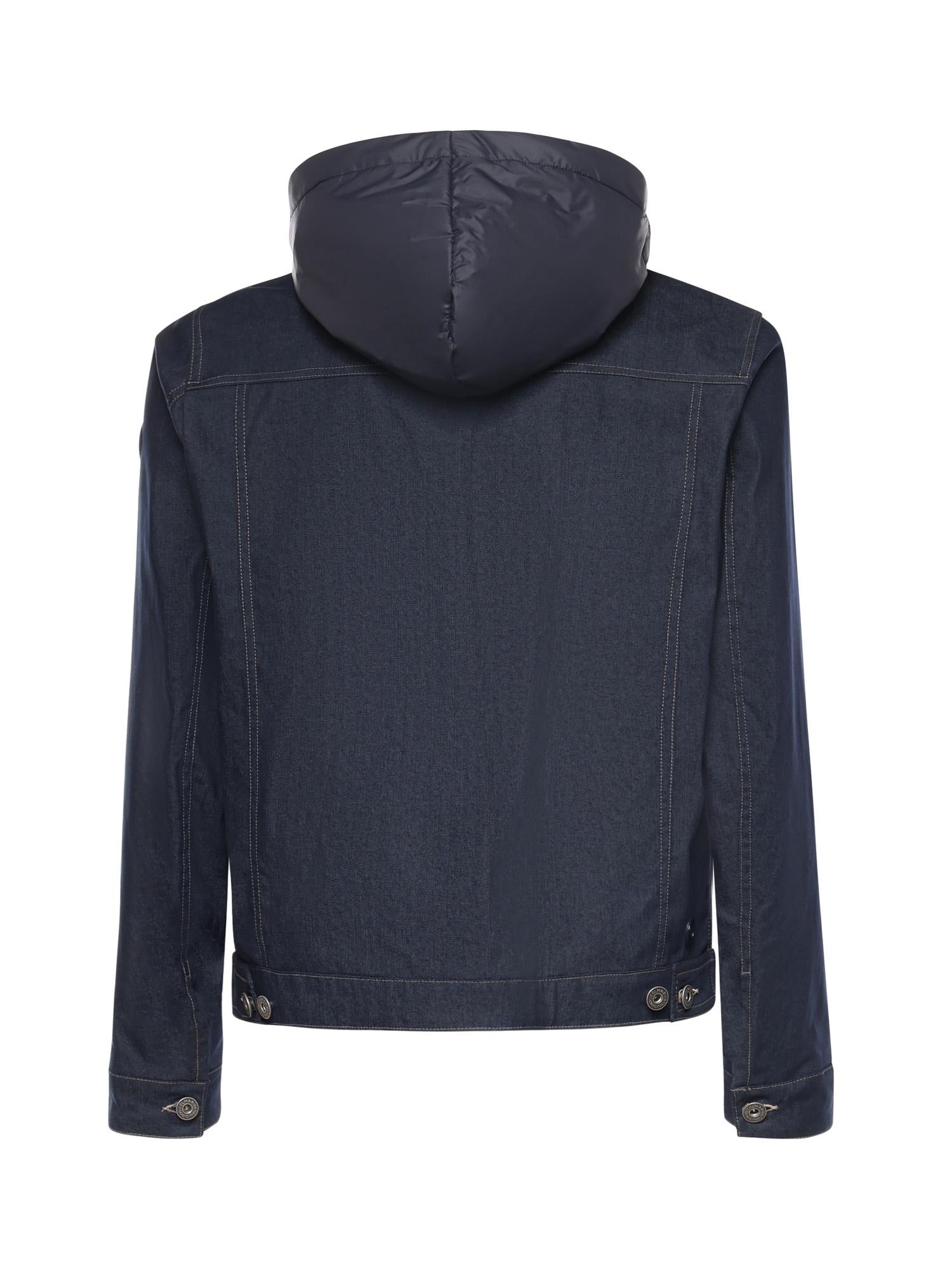 Giacca in denim con cappuccio removibile 1853 1FQ68 COLMAR ORIGINALS 
