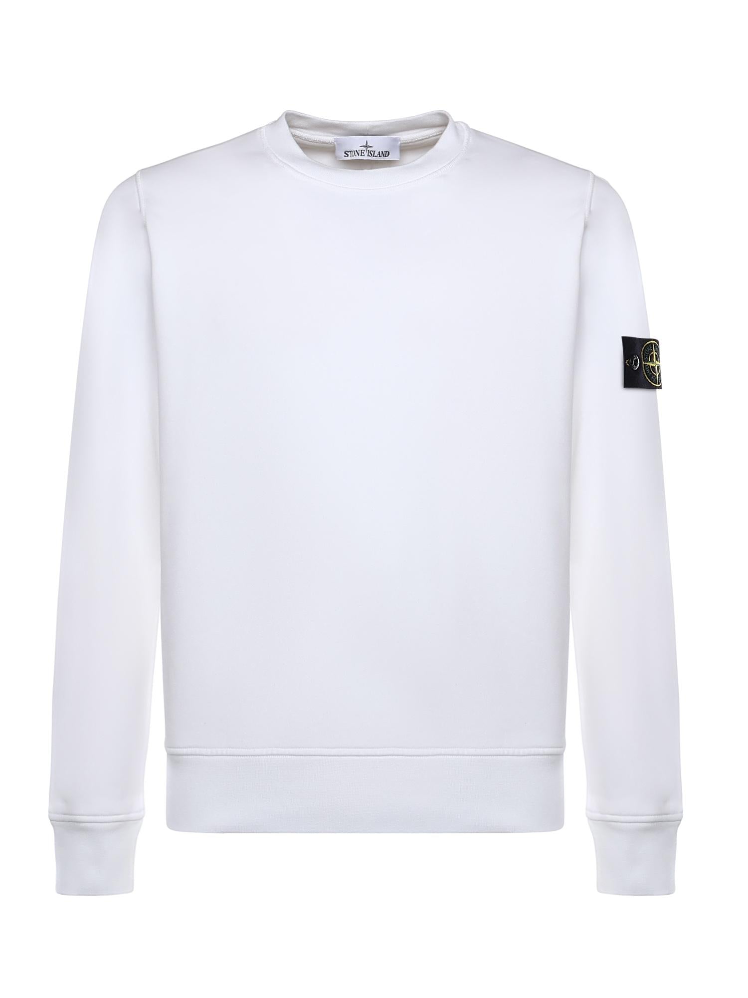 Felpa in cotone con logo<BR/> L1S156100060 S0051V0001 STONE ISLAND 