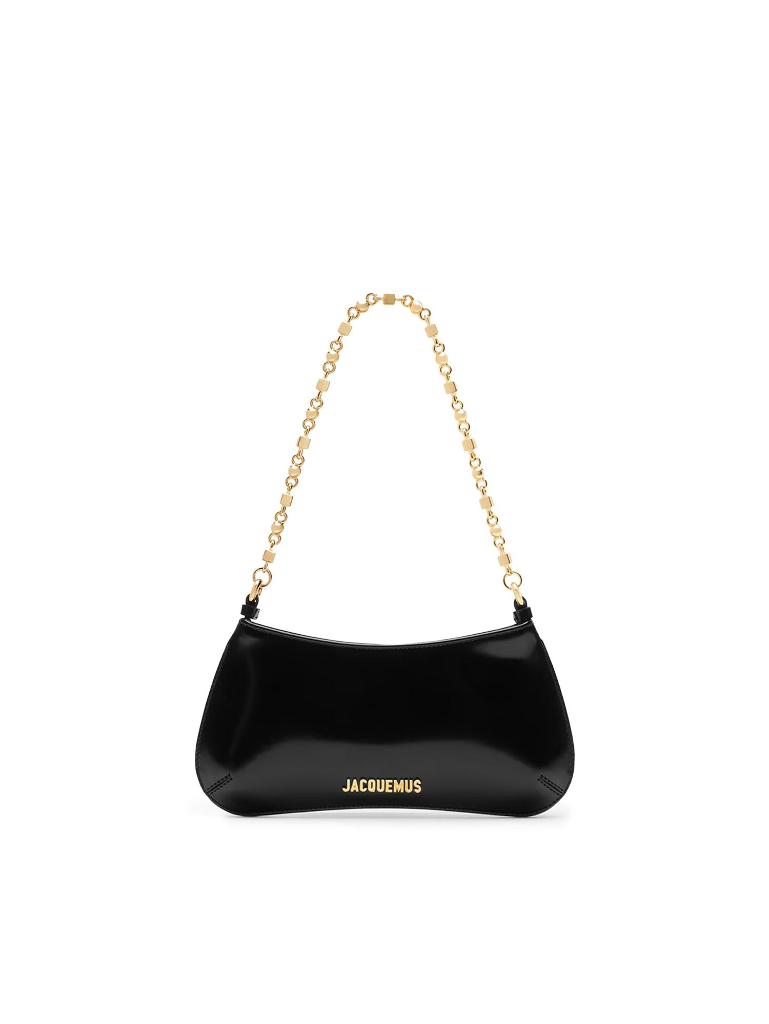Borsa a spalla Bisou piccola in pelle BAW00404BC18A01 990 JACQUEMUS 