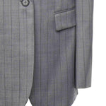 Giacca monopetto con motivo gessato 650139 3GR6501202 STELLA McCARTNEY 