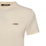 T-shirt in cotone con logo TSW00550AJ00029 131 JACQUEMUS 