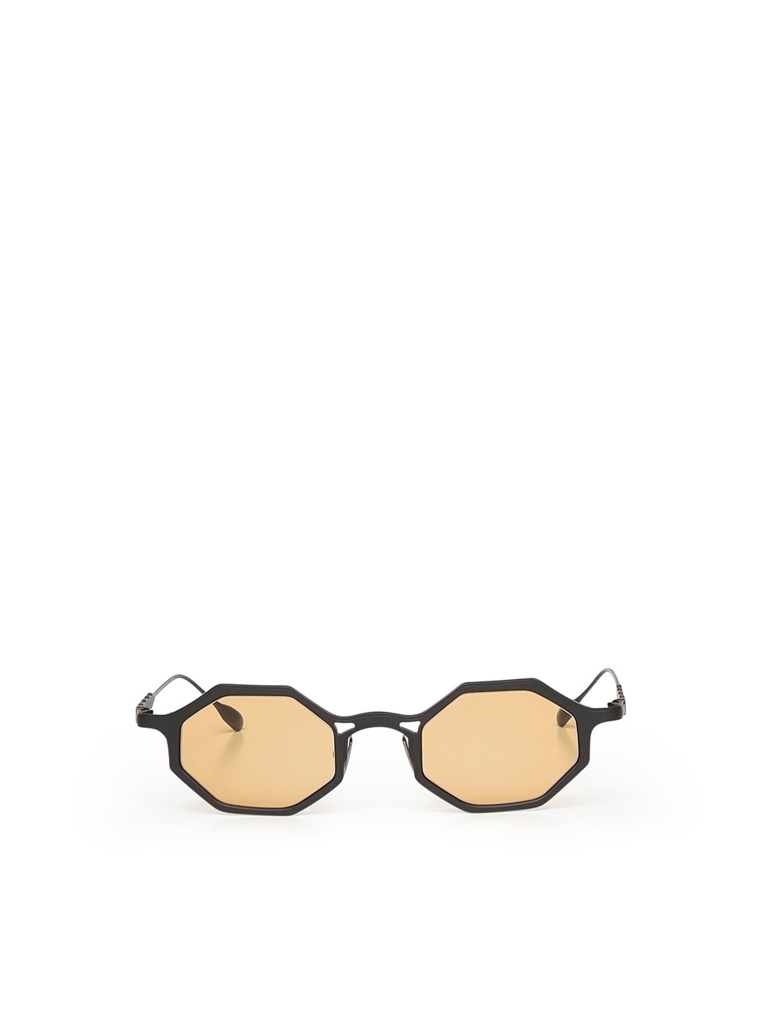 Occhiali da sole Jacaré CPT52 BLK/ORANGE CAPOTE 