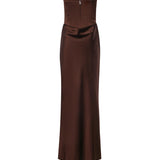 Abito bustier in raso 116336 2910 ROTATE 