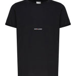T-shirt logo in cotone 464572 YB2DQ1000 SAINT LAURENT 