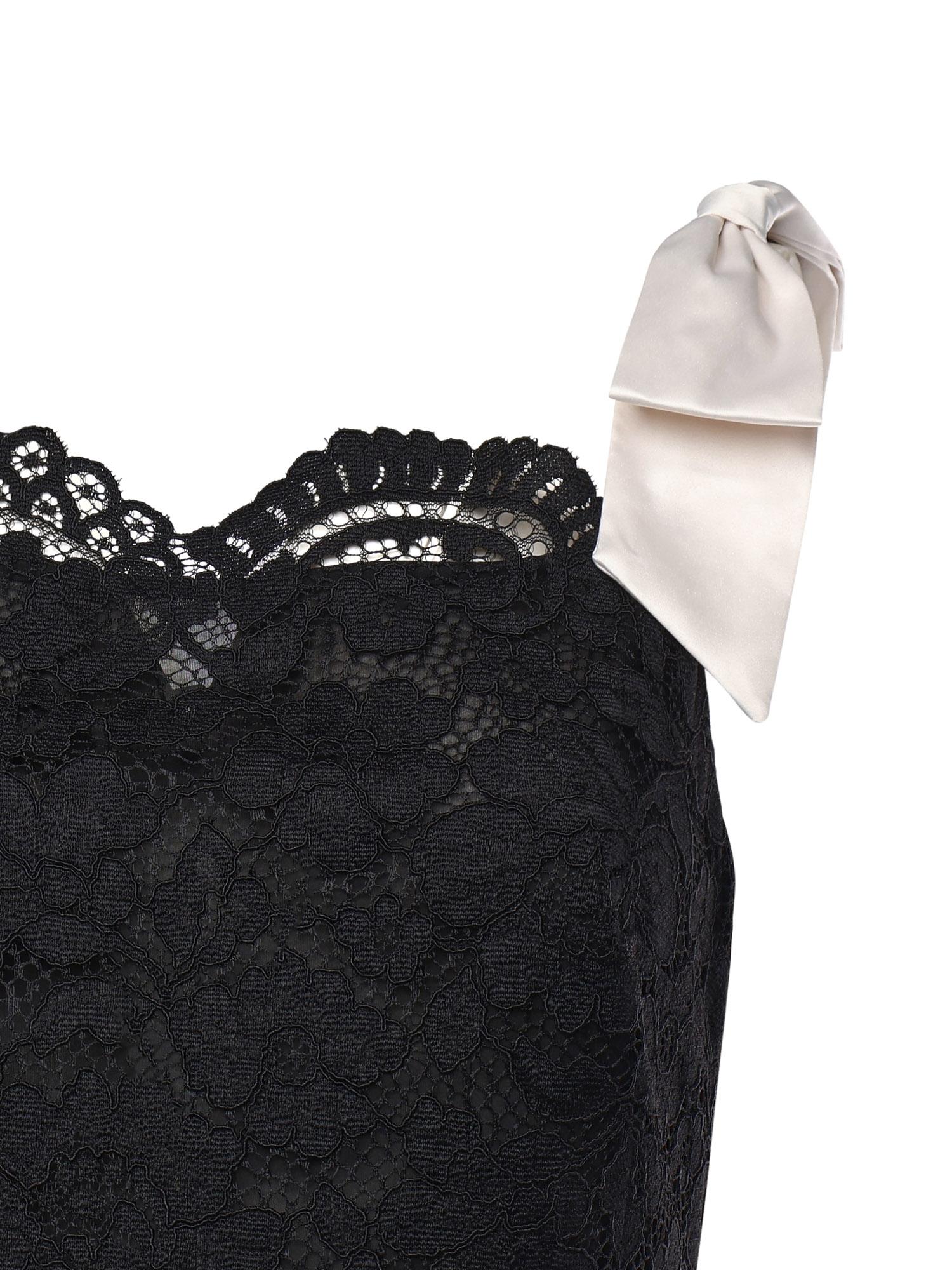 Mini abito Lakeside in pizzo CD4101 BLACK FOR LOVE & LEMONS 