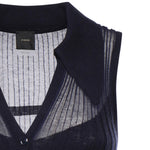 Canotta a polo in maglia a coste 106318 A34BG56 PINKO 