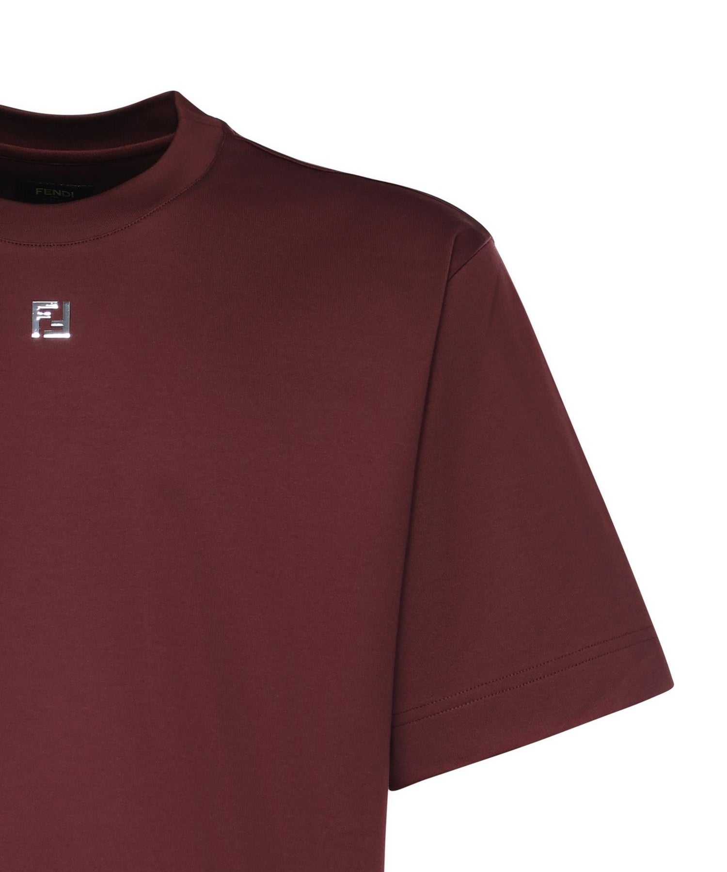 T-shirt in cotone con logo FY0936 ARYYF0HM6 FENDI 