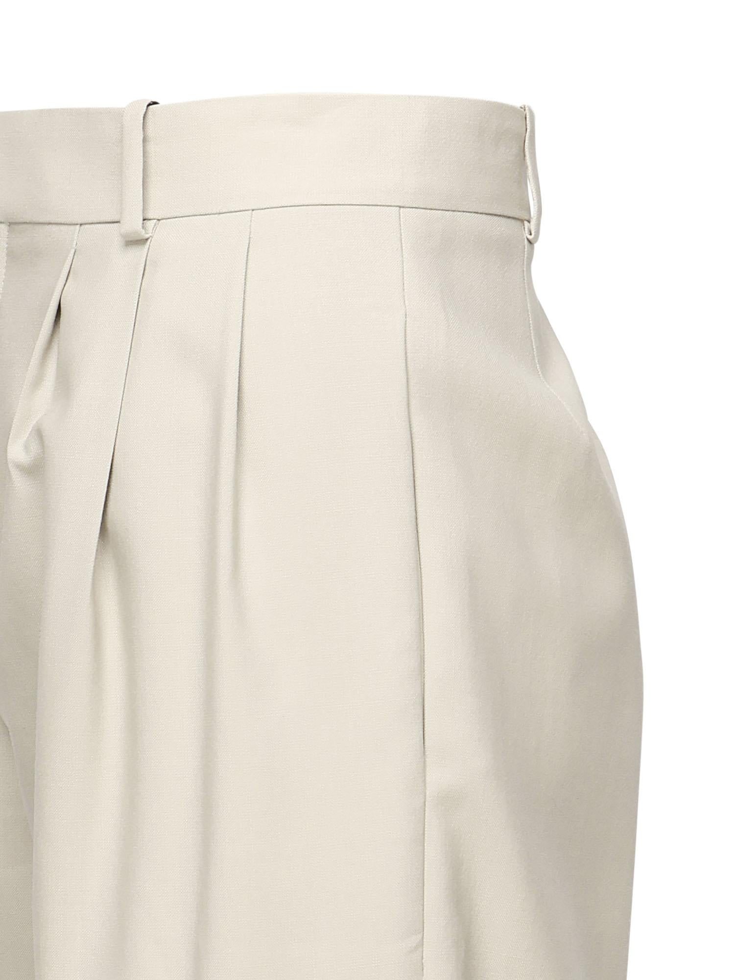 Pantaloni in lana leggera 823734 Y2L822630 SAINT LAURENT 