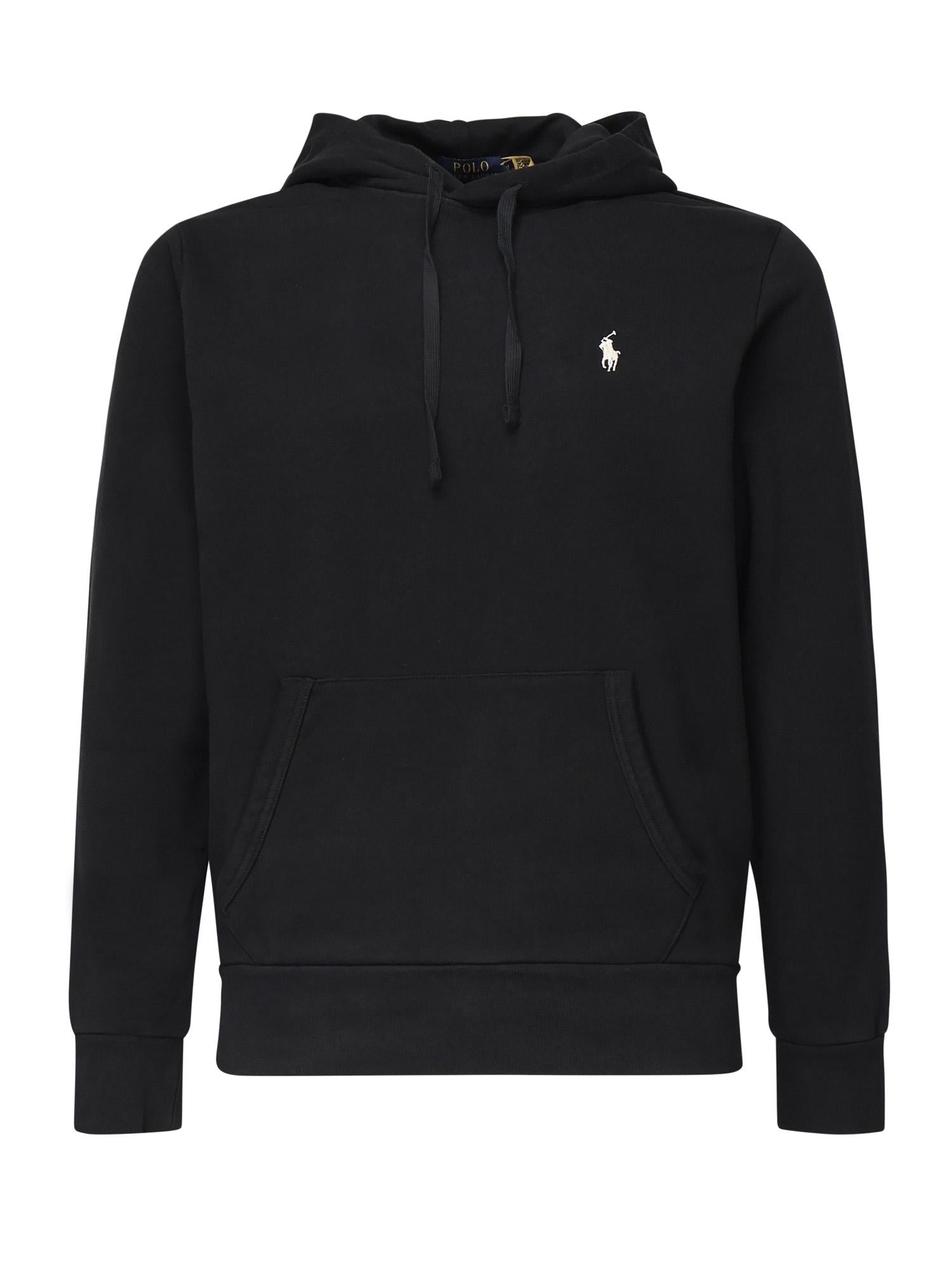 Felpa in cotone con logo 710916690 025 POLO RALPH LAUREN 