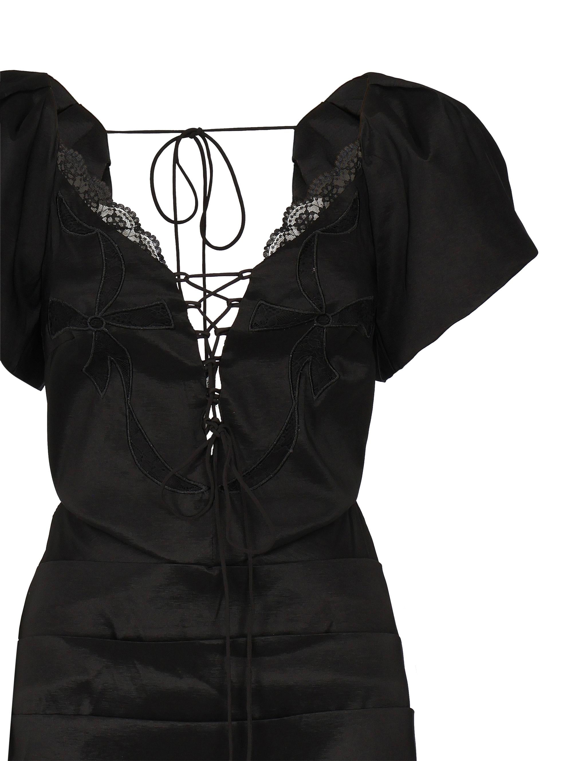 Mini abito Singrid CD3605 BLACK FOR LOVE & LEMONS 