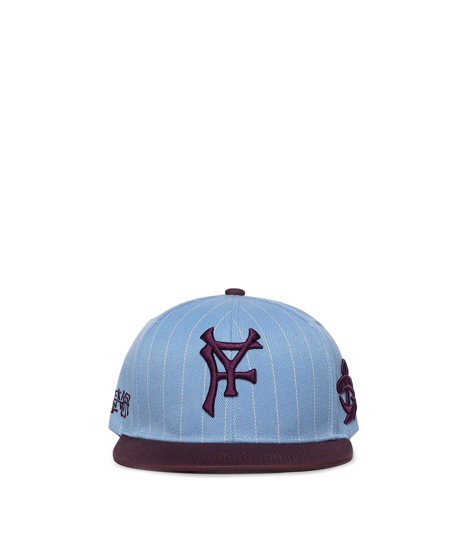Cappello da baseball a righe DFM58031C0001PX BLU/PURP PDF CHANNEL 