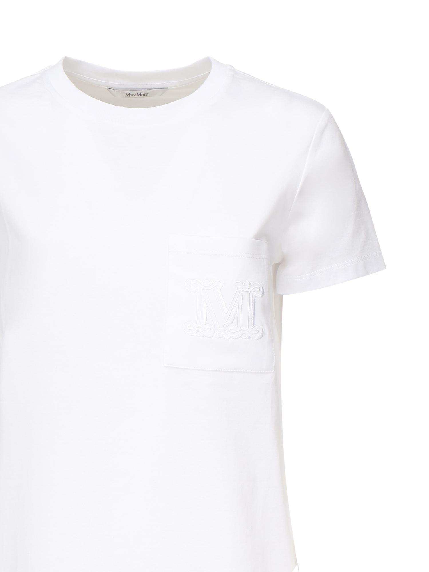 T-shirt in jersey di cotone 2521946041600 001 MAX MARA 