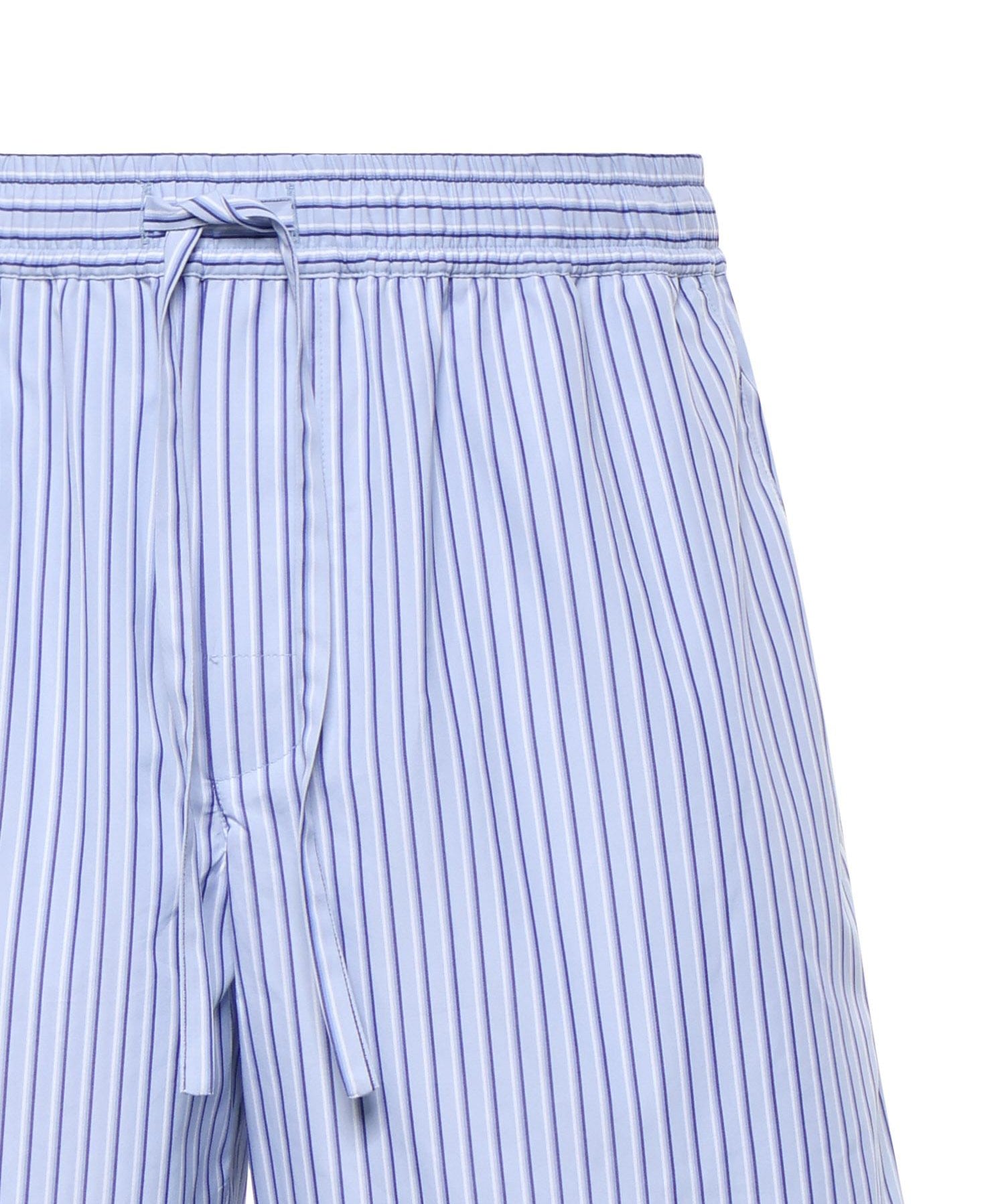 Bermuda in popeline rigato GV5MAT FR513S8052 DOLCE & GABBANA 