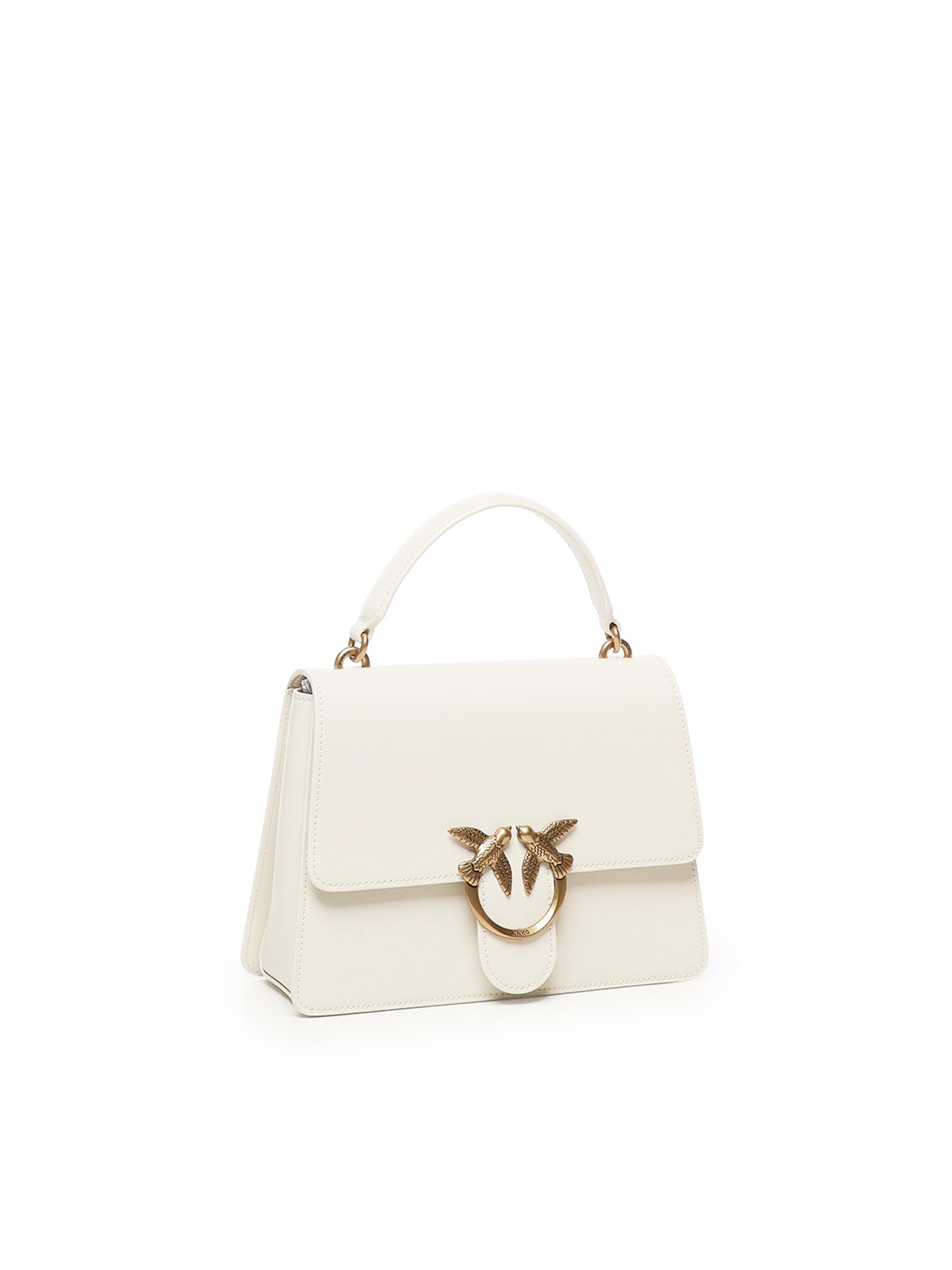 Borsa media a mano Love Bag Top Handle in pelle 100066 A0F1Z14Q PINKO 