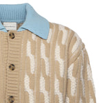 Cardigan "Le Cardigan Torsades" in lana ICA157WO018 OW Drôle de Monsieur 
