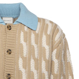 Cardigan "Le Cardigan Torsades" in lana ICA157WO018 OW Drôle de Monsieur 