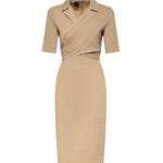 Abito midi con fiocco 106499 A34ID41 PINKO 