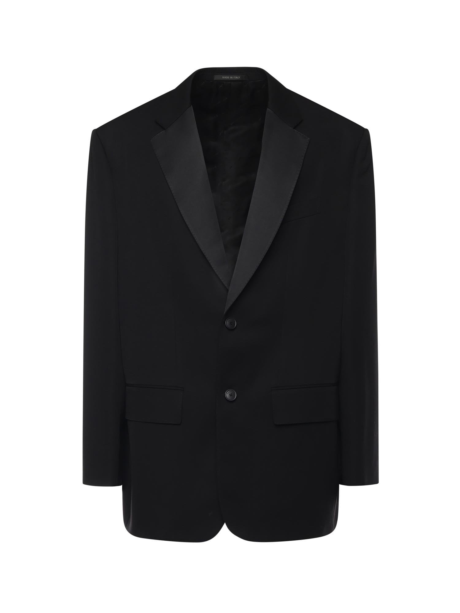 Blazer da smoking in lana 857393 TNT391000 BALENCIAGA 