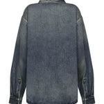Camicia in cotone con Tasca sul Petto 783691 THW254245 BALENCIAGA 
