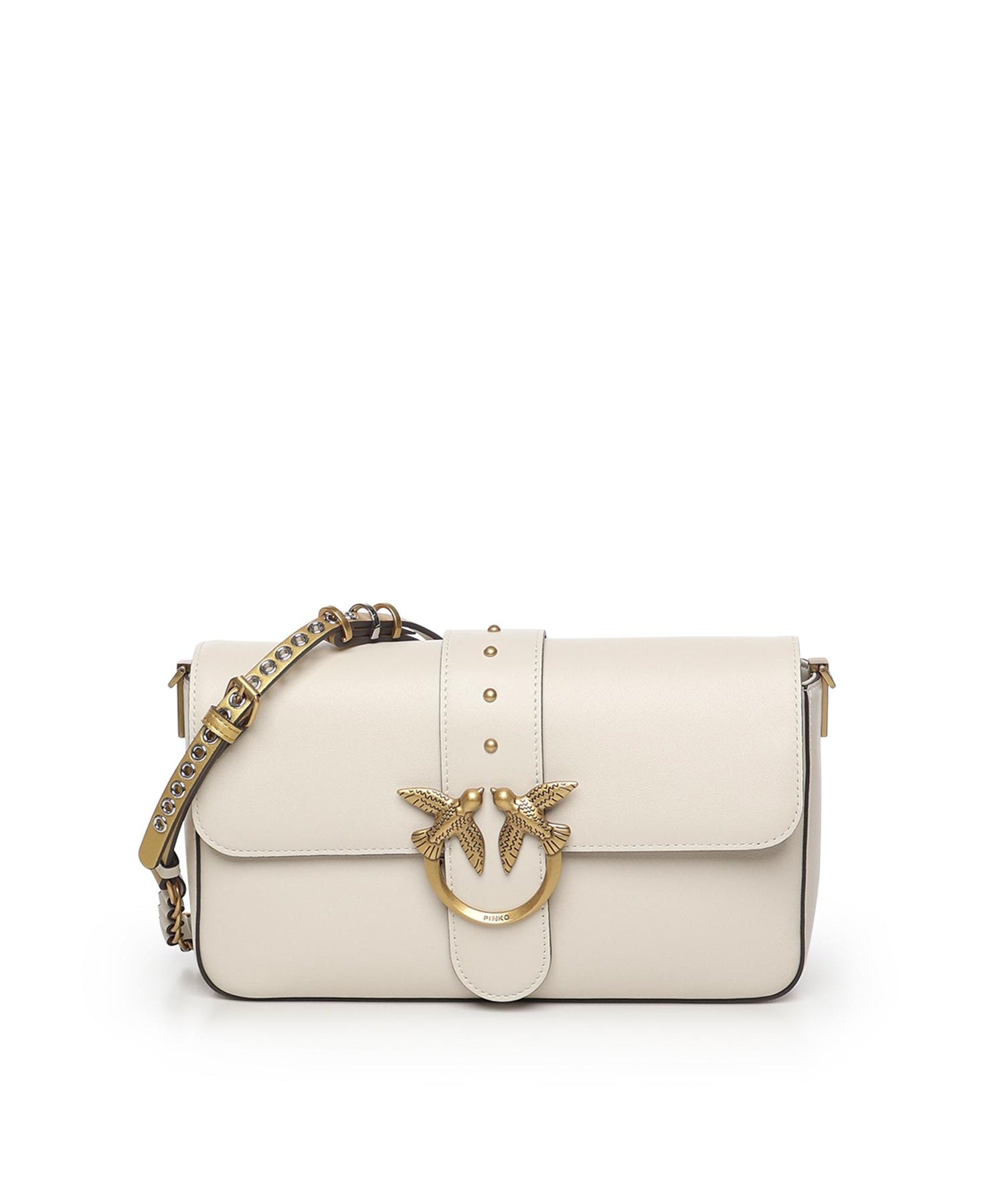 Borsa Love Bag One Slouchy in pelle<BR/> 105823 A0QOZ14Q PINKO 