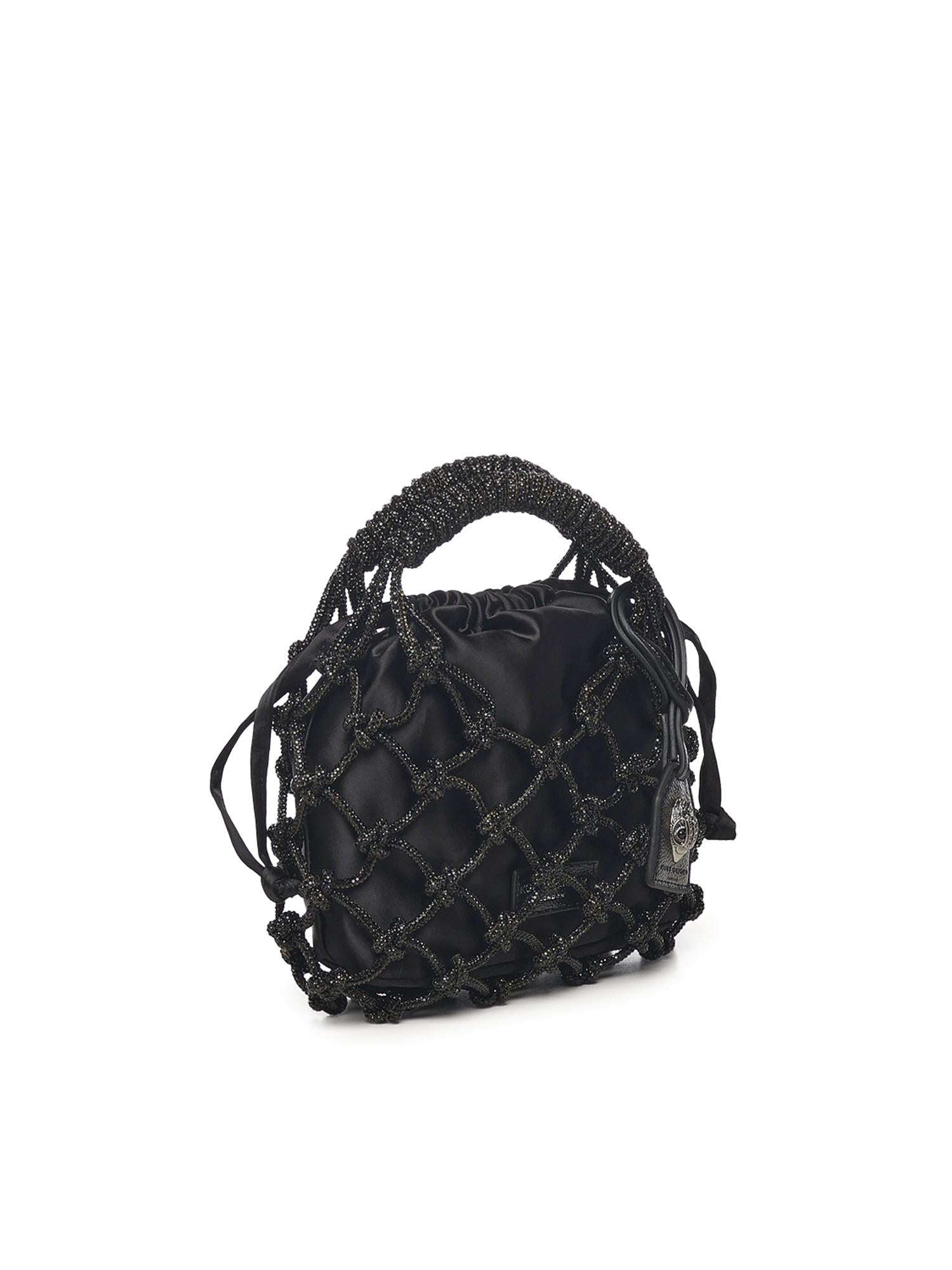 Mini bag macramè con cristalli 4355900999  KURT GEIGER 