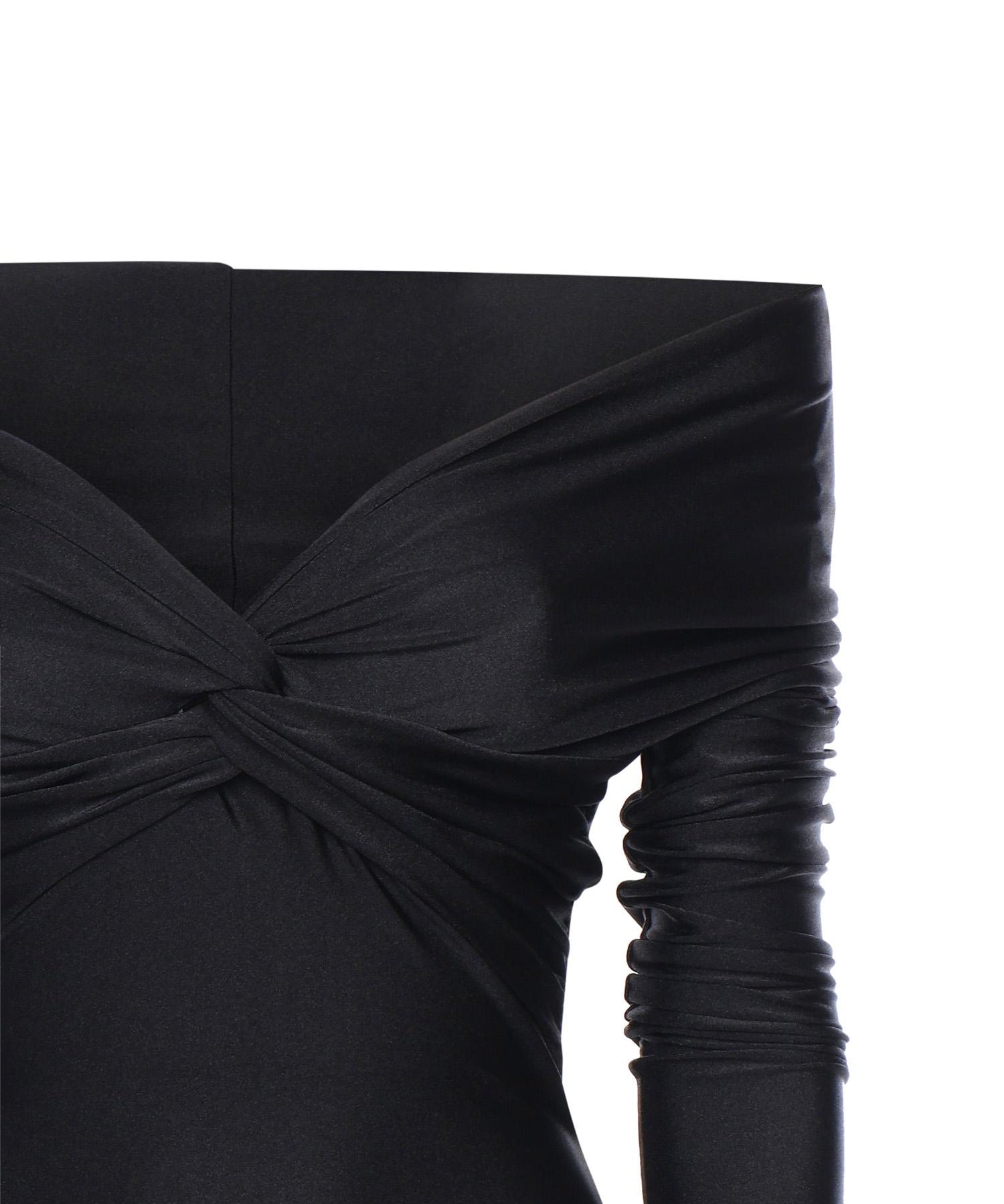 Body Kendall in lycra lucida T190714A TJP062BLACK THE ANDAMANE 