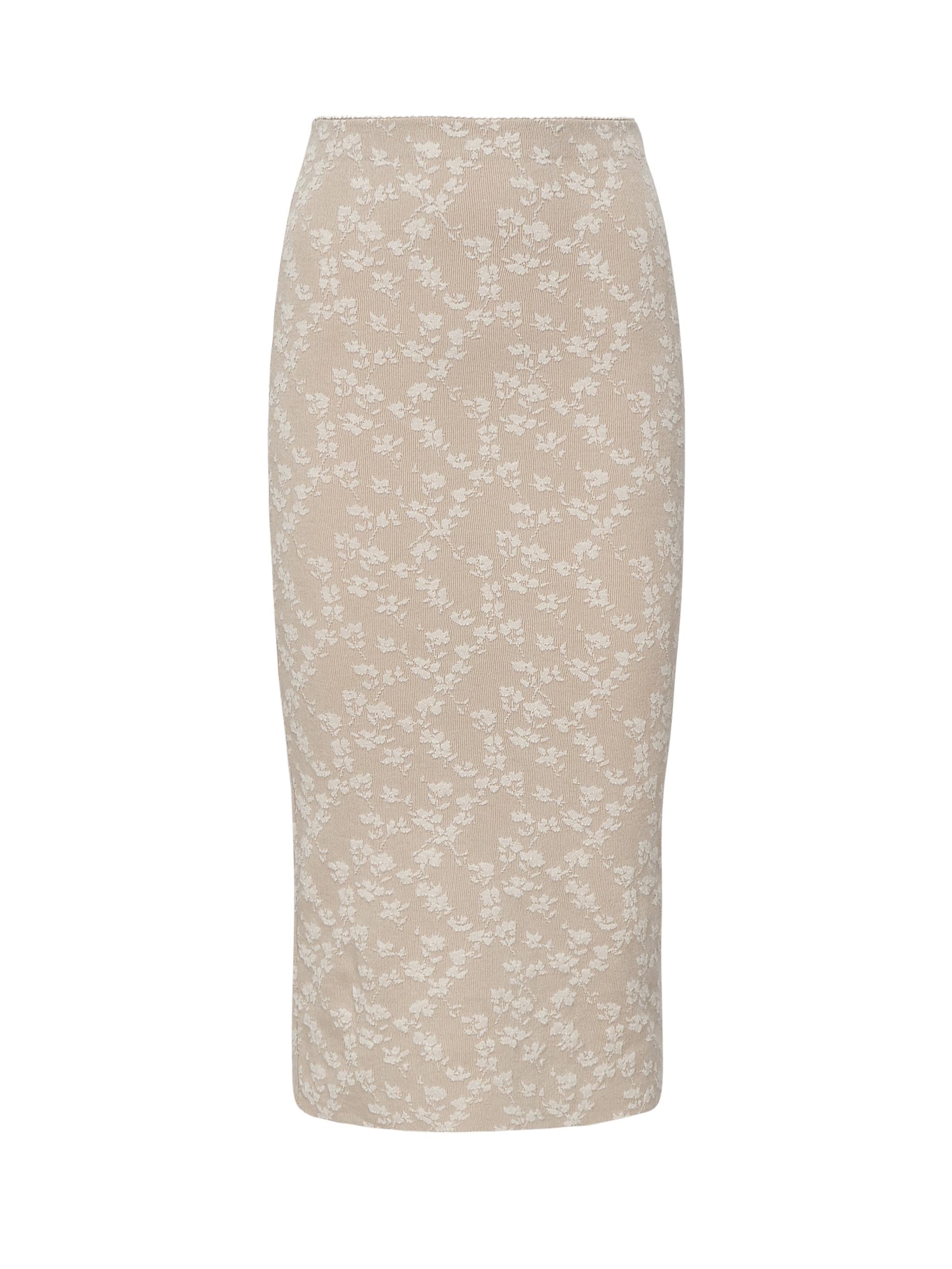 Gonna midi in viscosa jacquard FZQ767 ATPWF1RX9 FENDI 