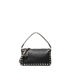 Borsa piccola a tracolla Rockstud in vitello 8W2B0J47 VSF0NO VALENTINO GARAVANI 