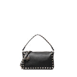 Borsa piccola a tracolla Rockstud in vitello 8W2B0J47 VSF0NO VALENTINO GARAVANI 