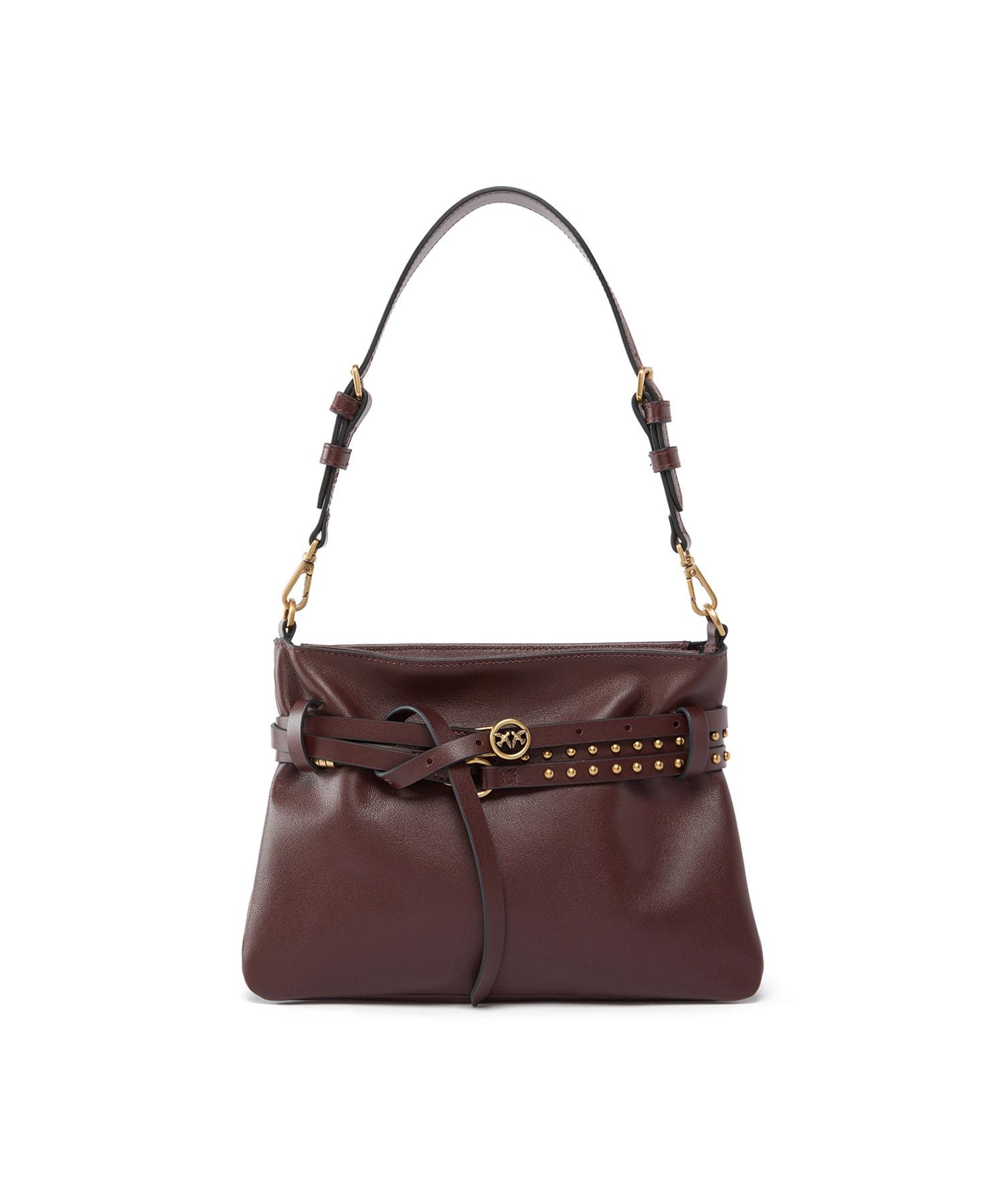 Borsa a spalla Belt Bag Mini in pelle 106177 A0QOR49Q PINKO 