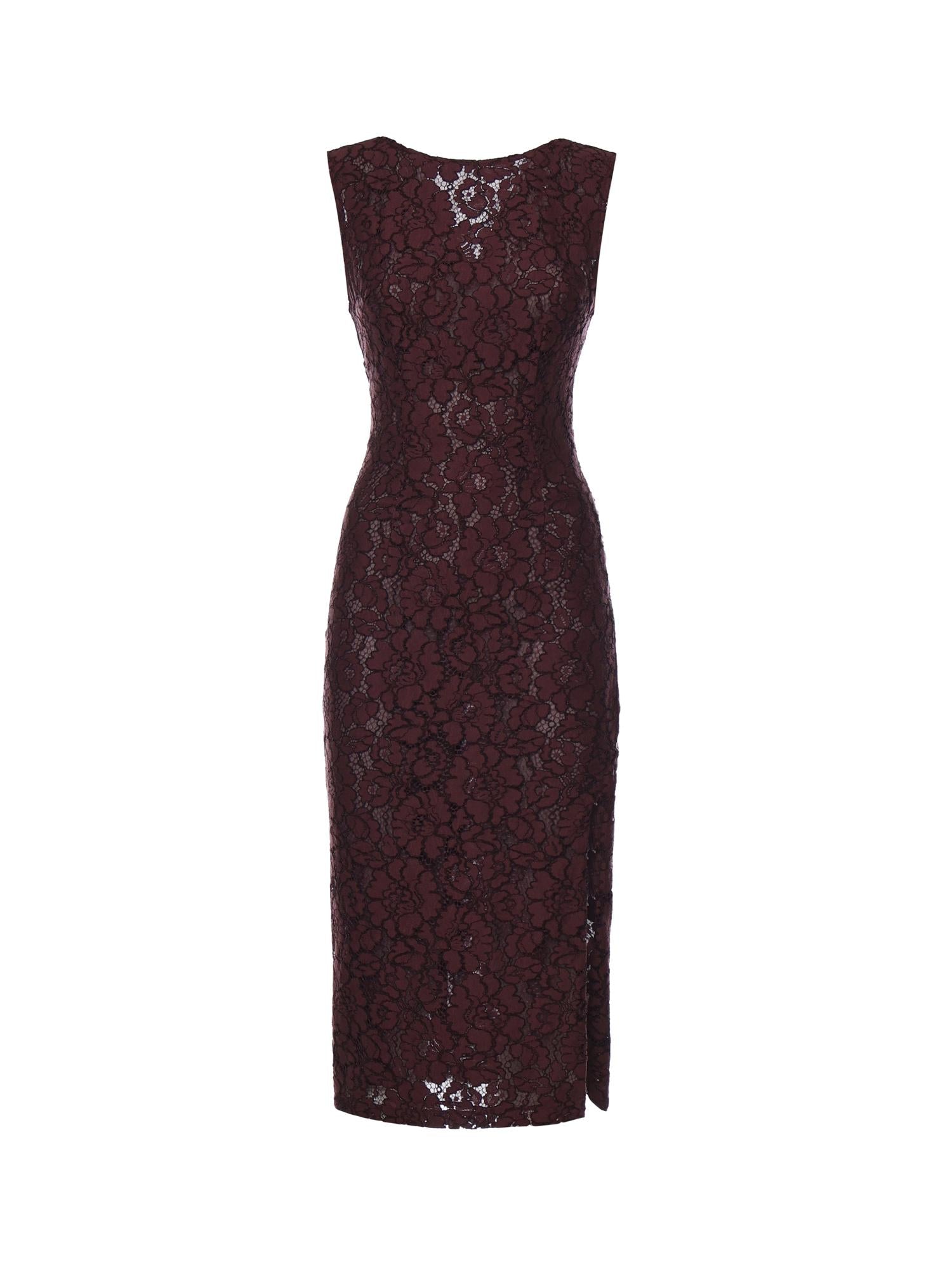 Abito in pizzo floreale 106588 A330R57 PINKO 