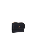 Portafoglio compatto in pelle 103612 A0F1Z99Q PINKO 