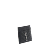 Cassandre Matelassè portacarte in grain de poudre 423291 BOW021000 SAINT LAURENT 