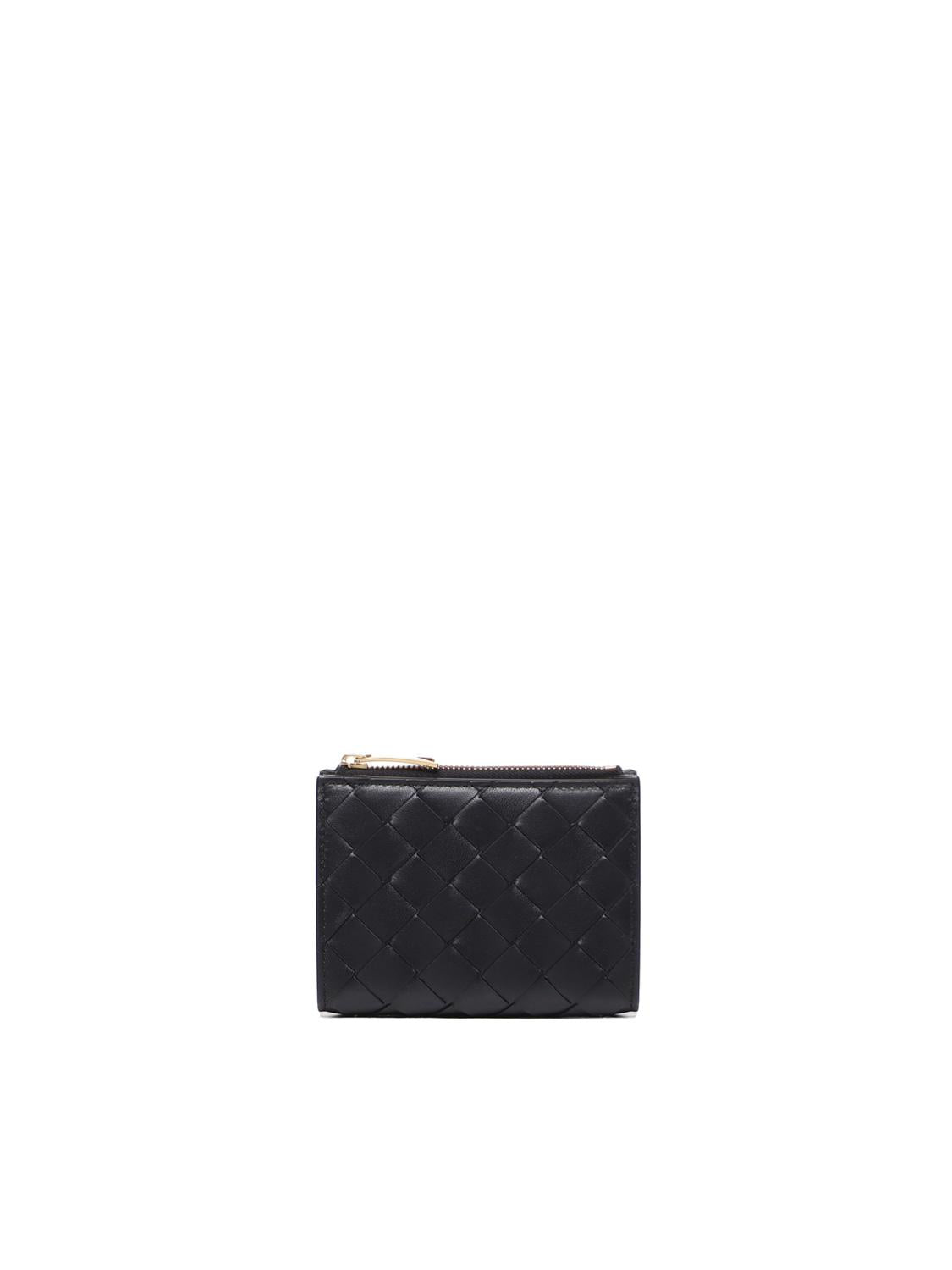 Portafoglio Intrecciato bi-fold piccolo in nappa 742330 VCPP38425 BOTTEGA VENETA 
